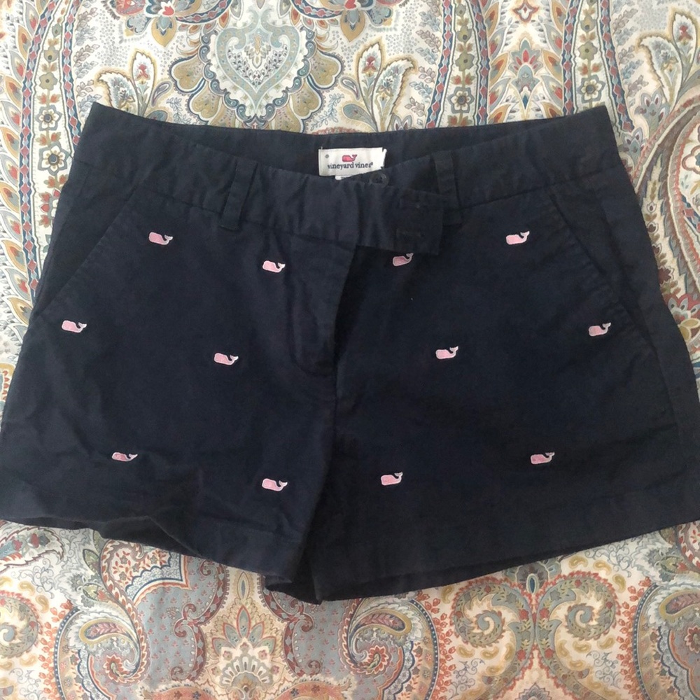 Vineyard Vines shorts with whales all over